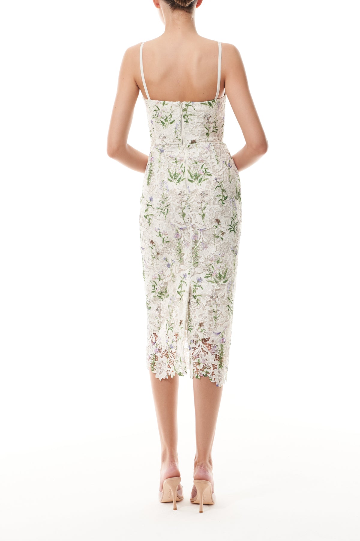 Lace Floral Corseted Dress