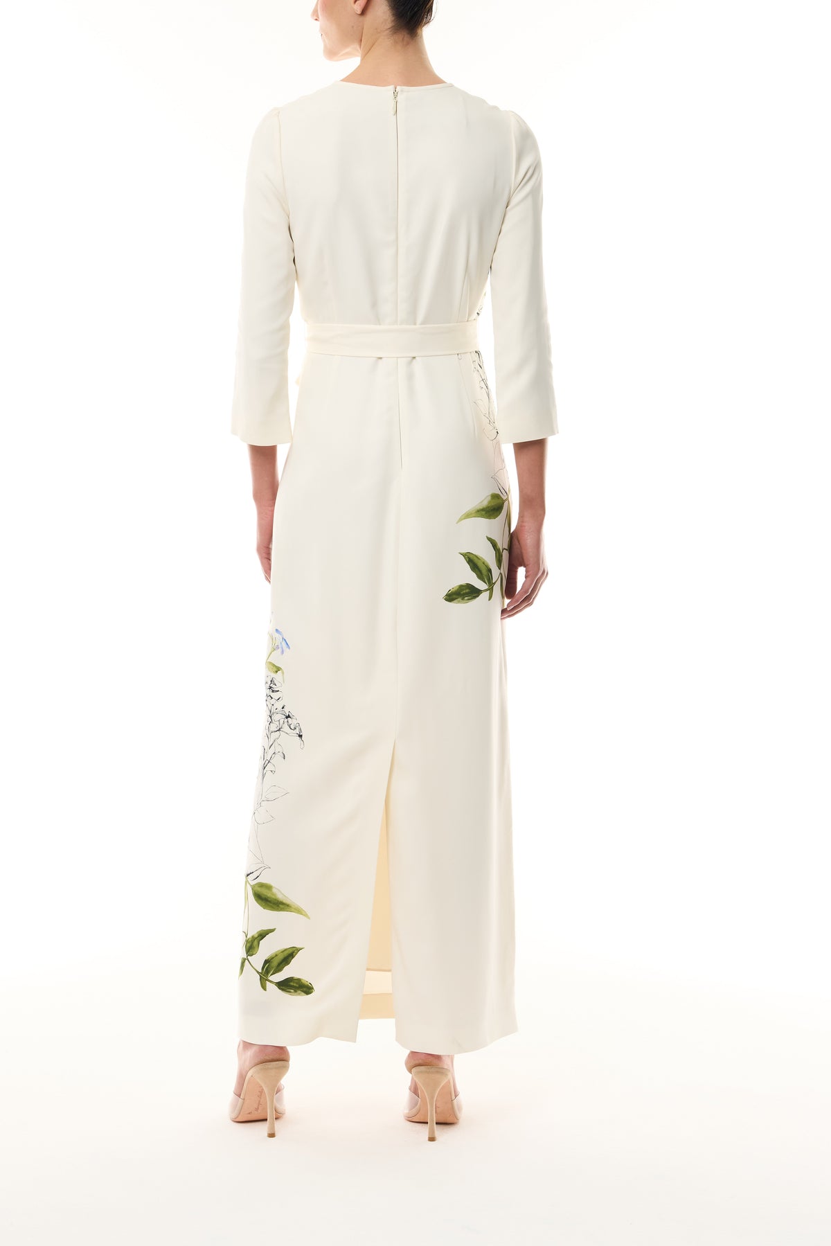 Floral Crepe Sheath Dress
