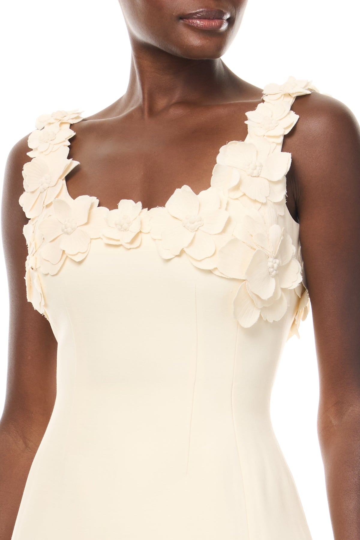 Floral Applique Mini Dress