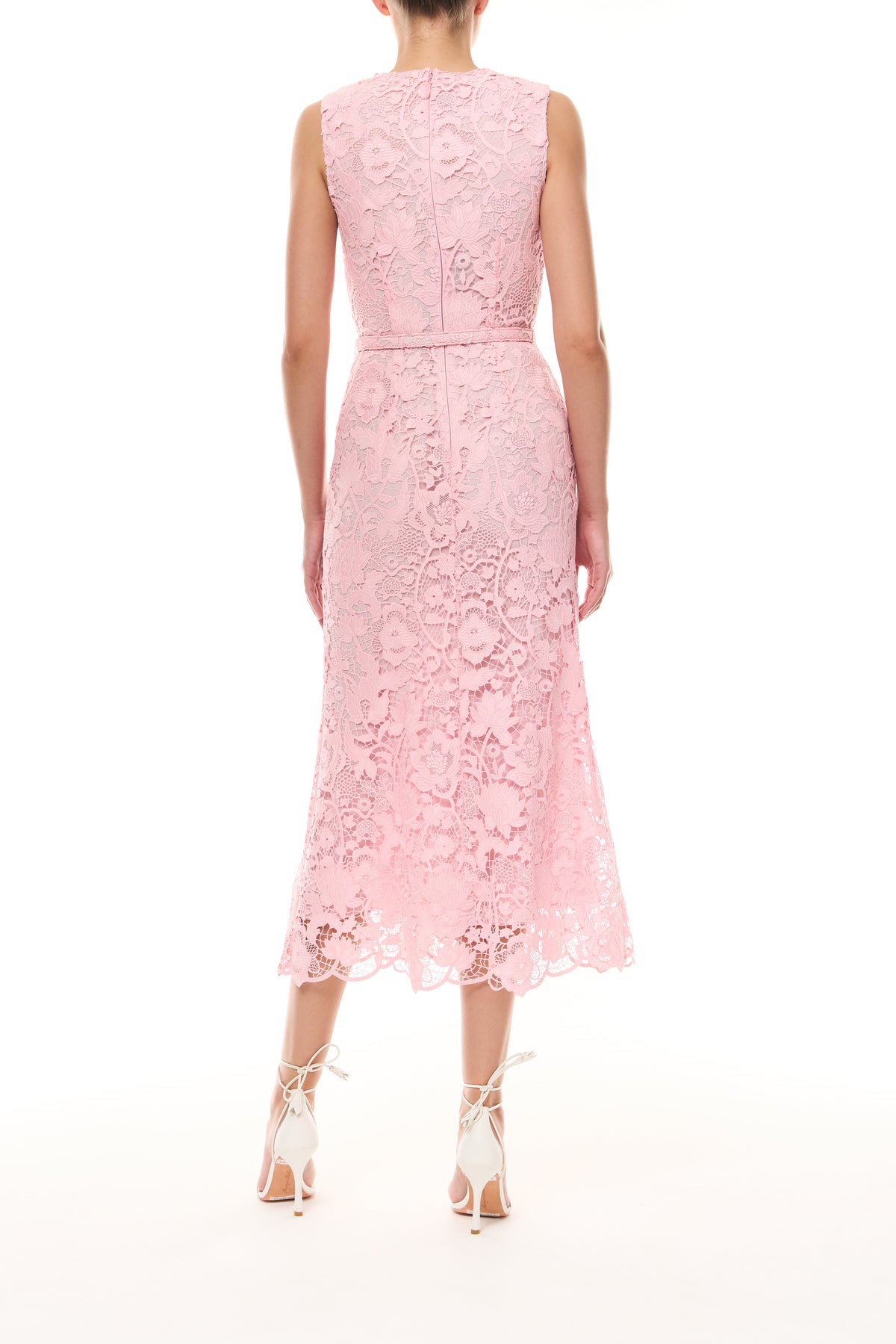 Carnation Lace Midi Dress