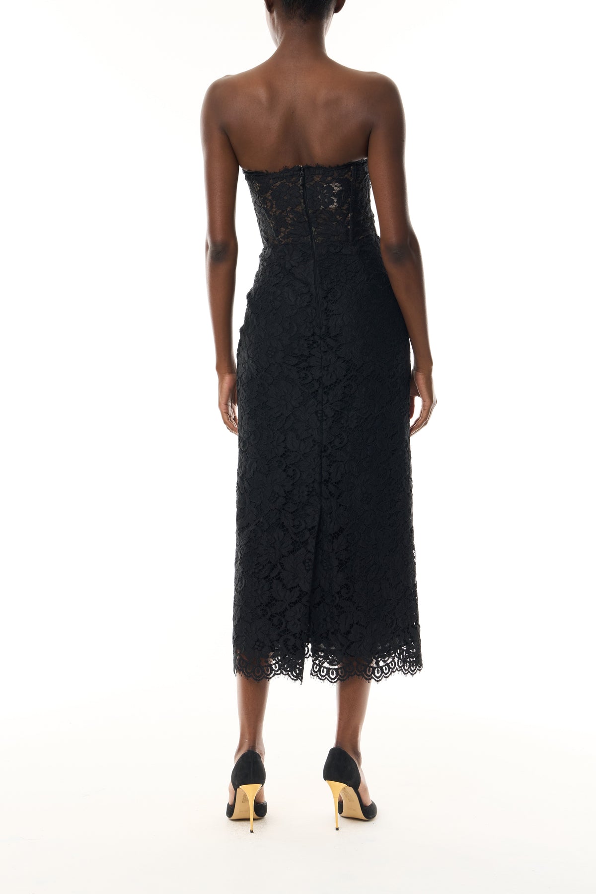 Corseted Lace Cocktail Dress