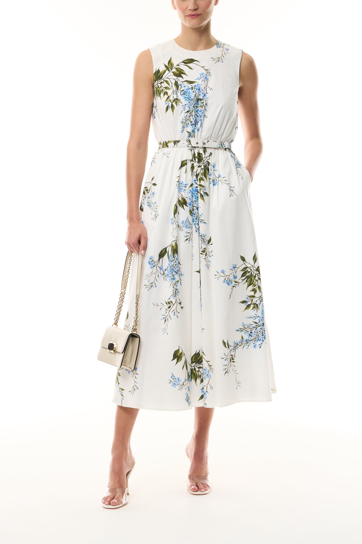 Wisteria Poplin Day Dress