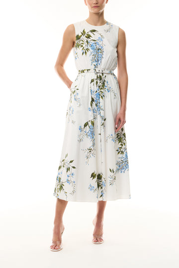 Wisteria Poplin Day Dress