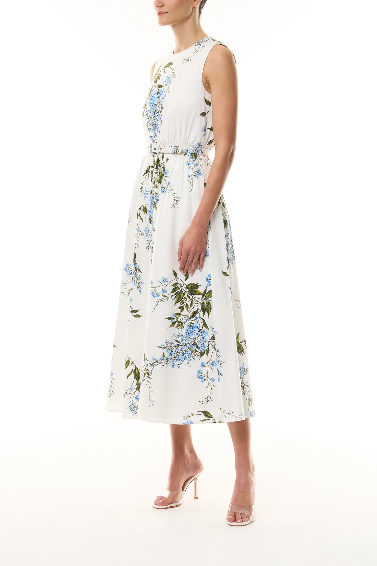 Wisteria Poplin Day Dress