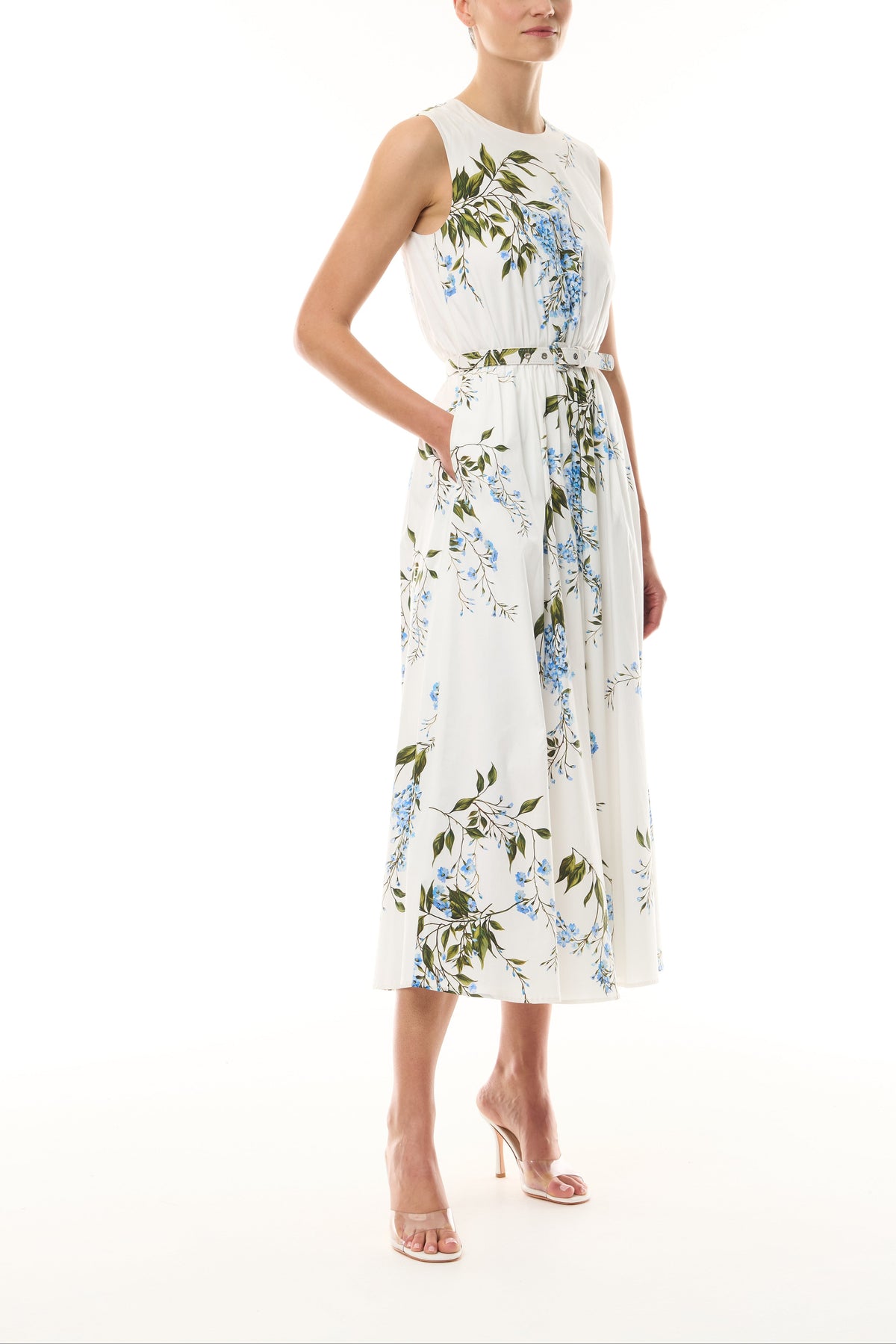 Wisteria Poplin Day Dress