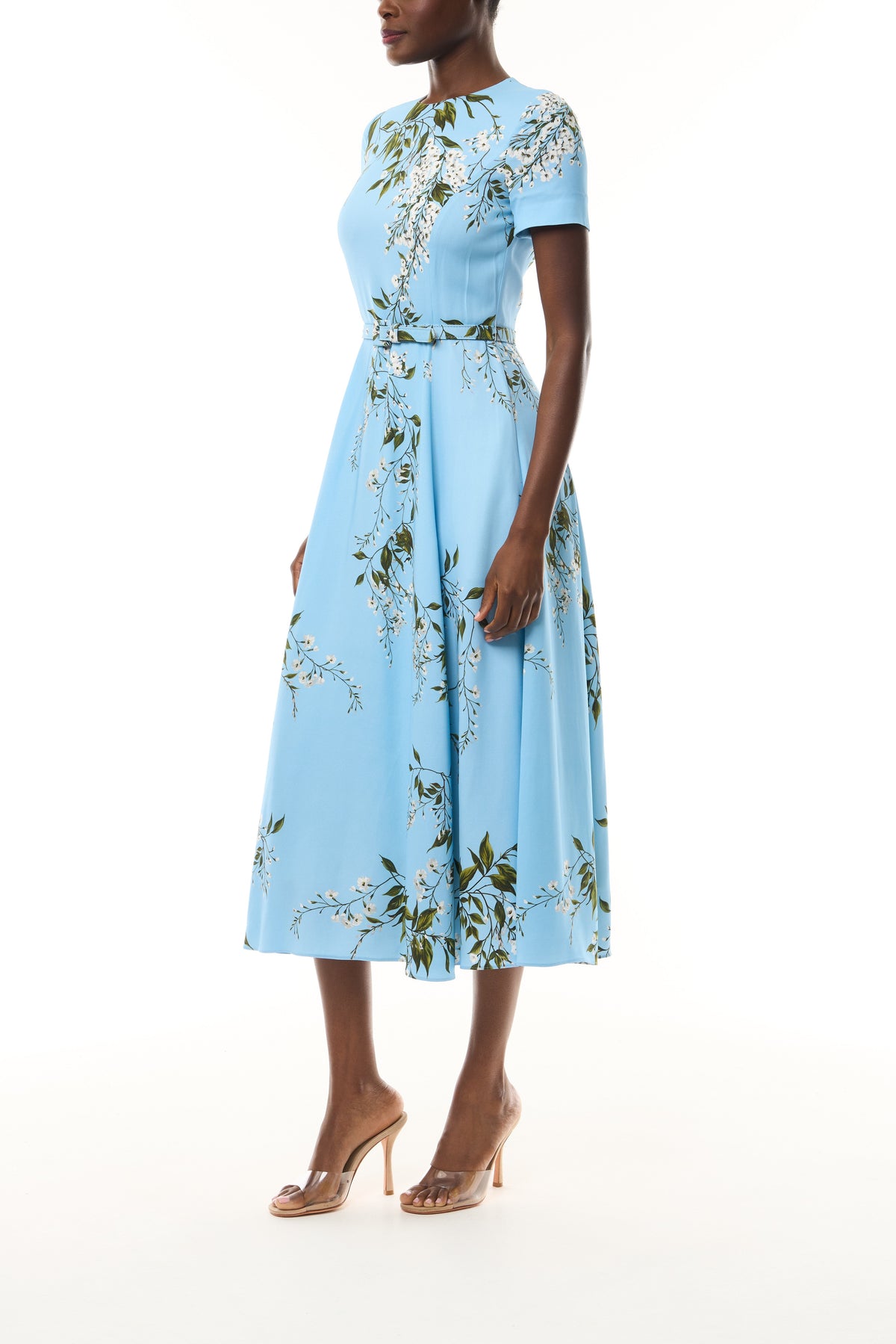 Short Sleeve Floral Dress