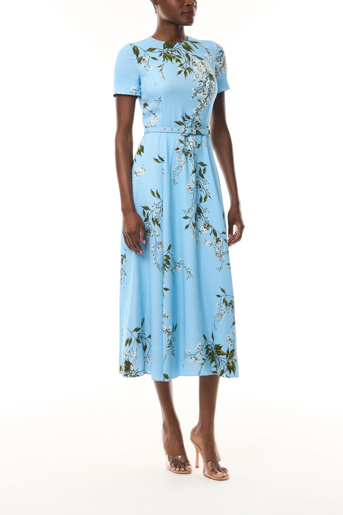 Short Sleeve Floral Dress