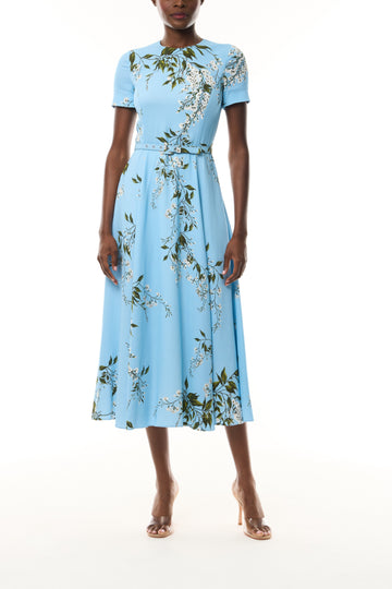 Short Sleeve Floral Dress