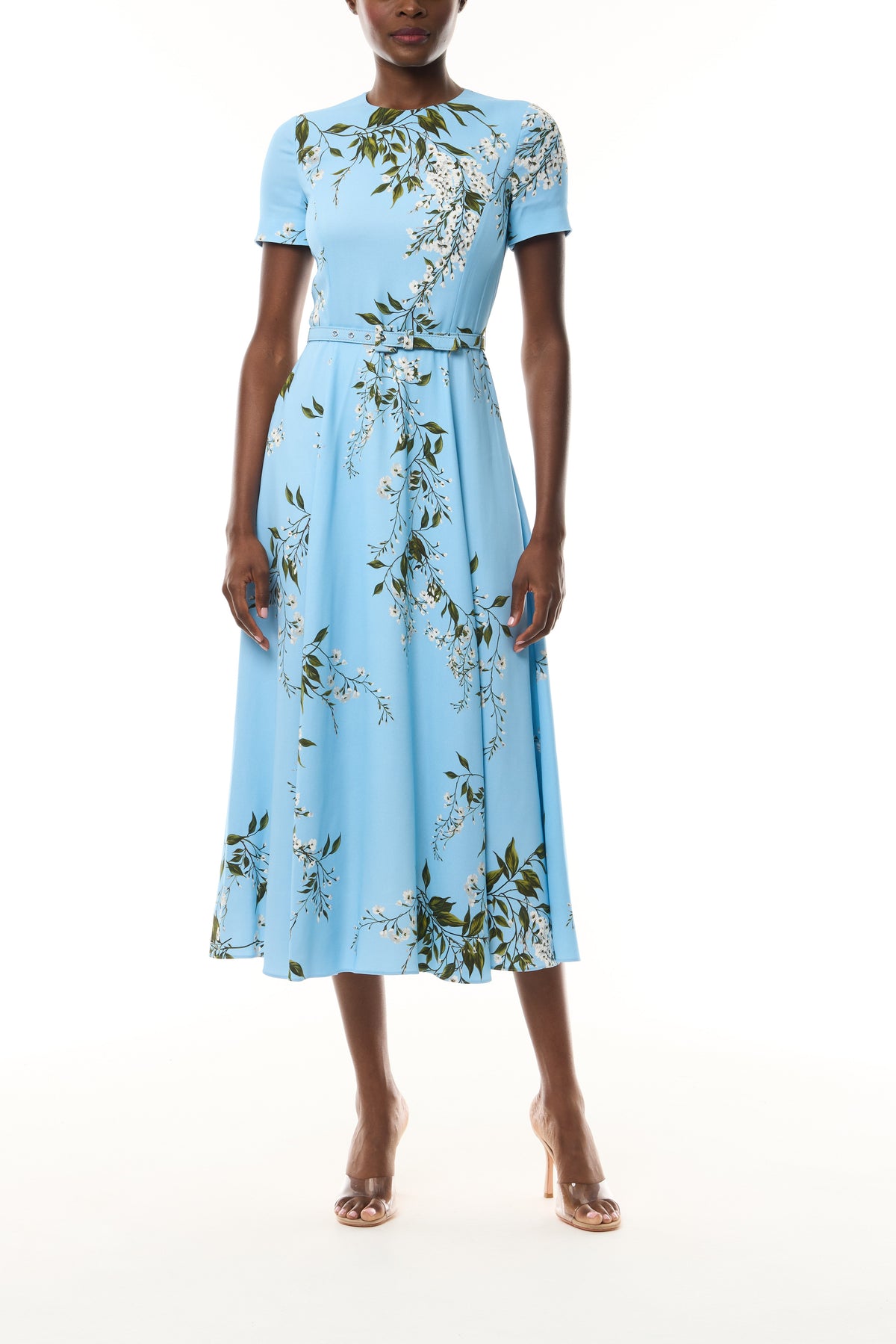 Short Sleeve Floral Dress