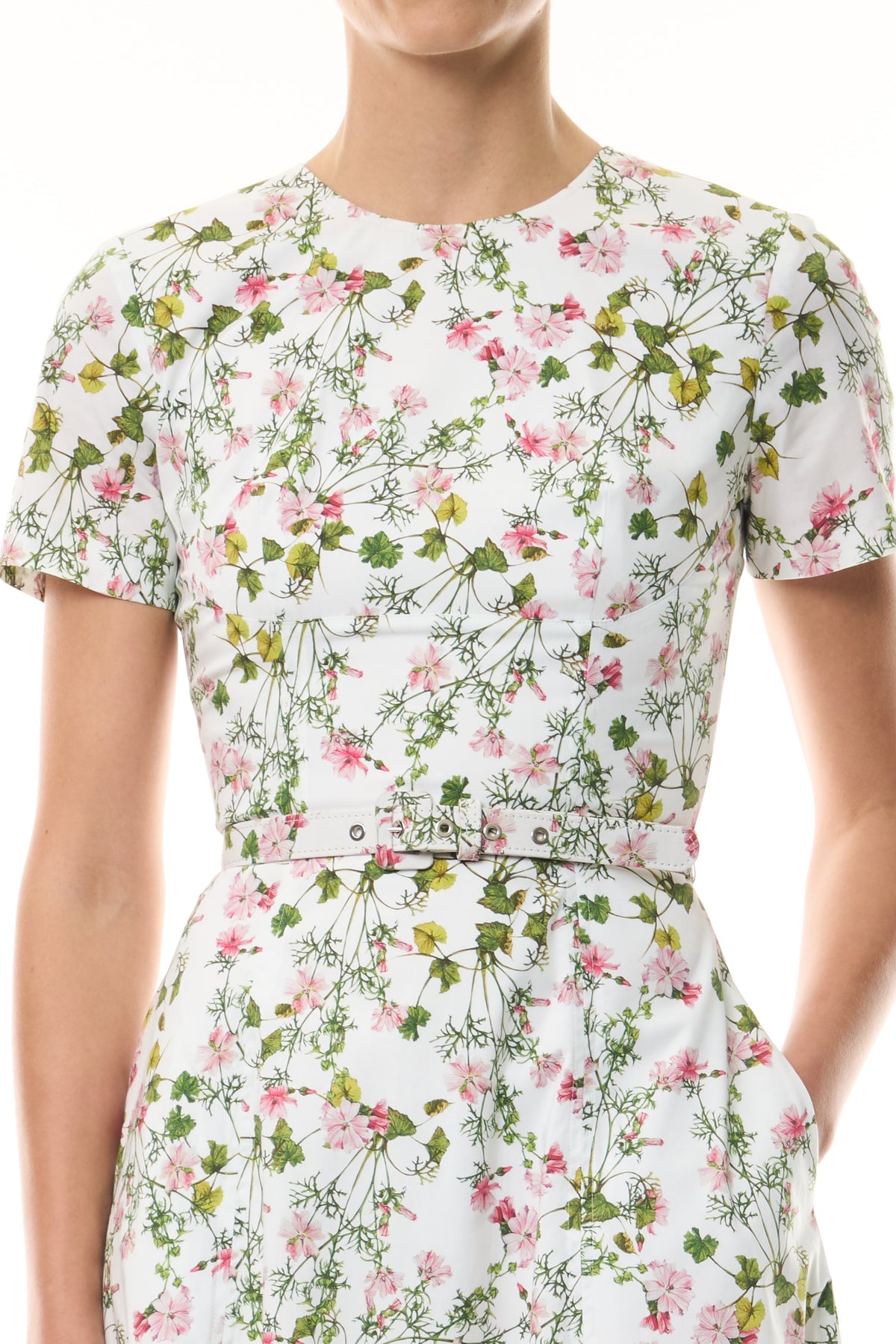 Short Sleeve Floral Day Dress