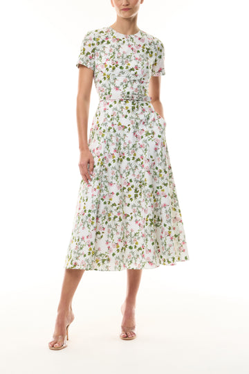 Short Sleeve Floral Day Dress