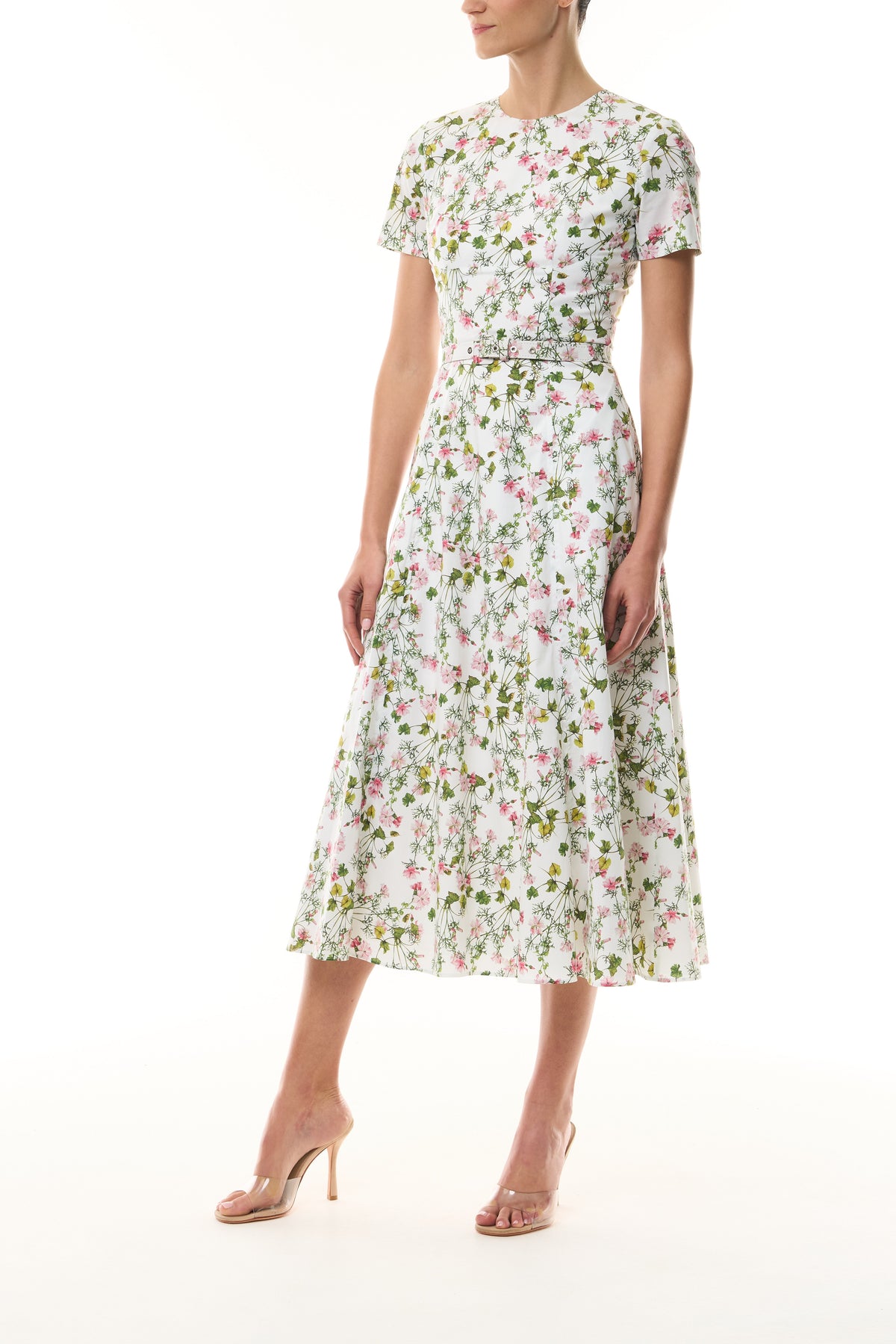 Short Sleeve Floral Day Dress