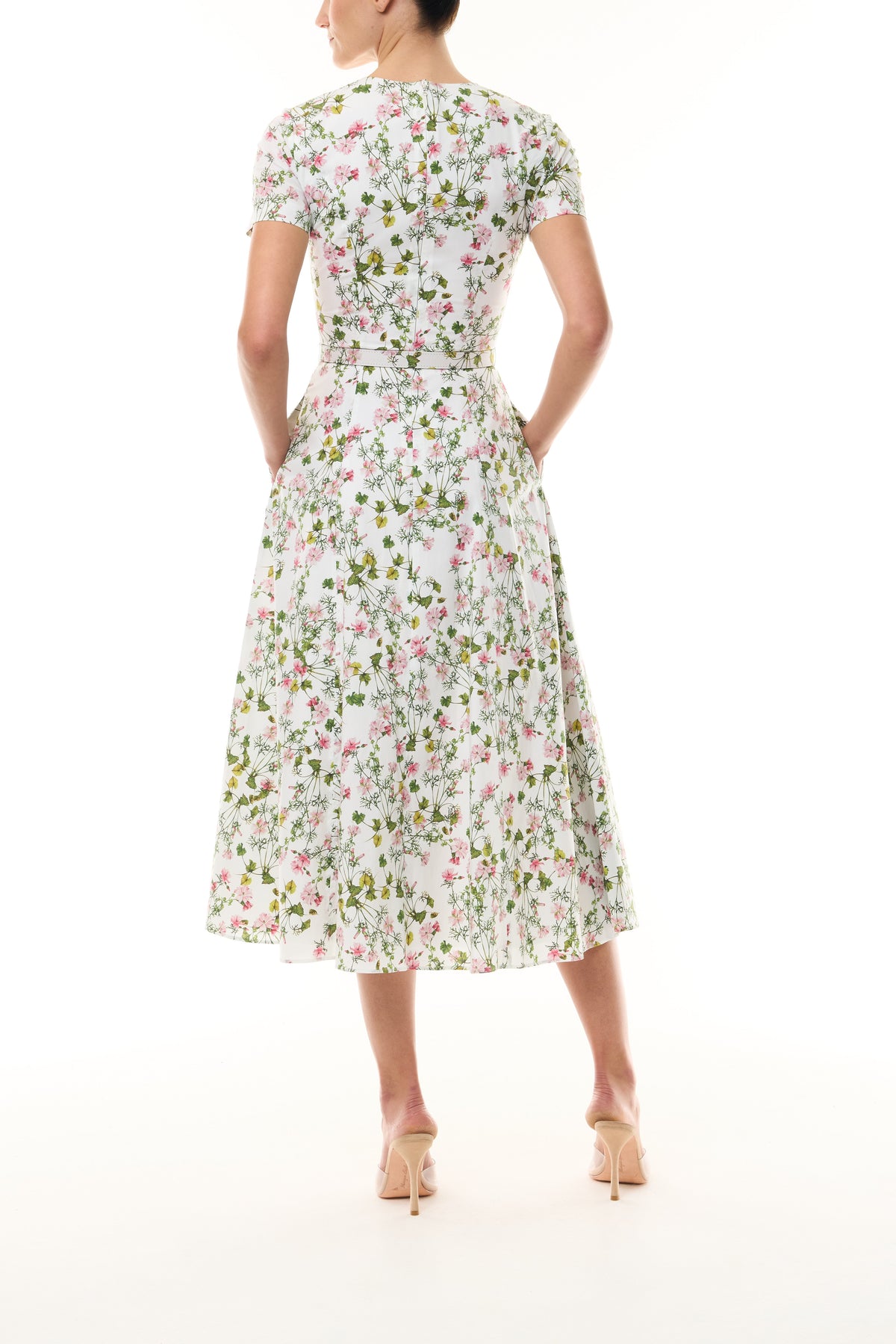 Short Sleeve Floral Day Dress