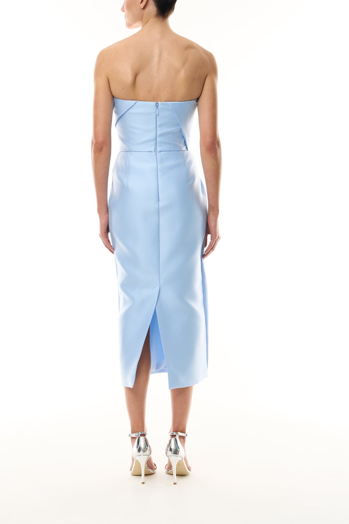 Mikado Draped Cocktail Dress