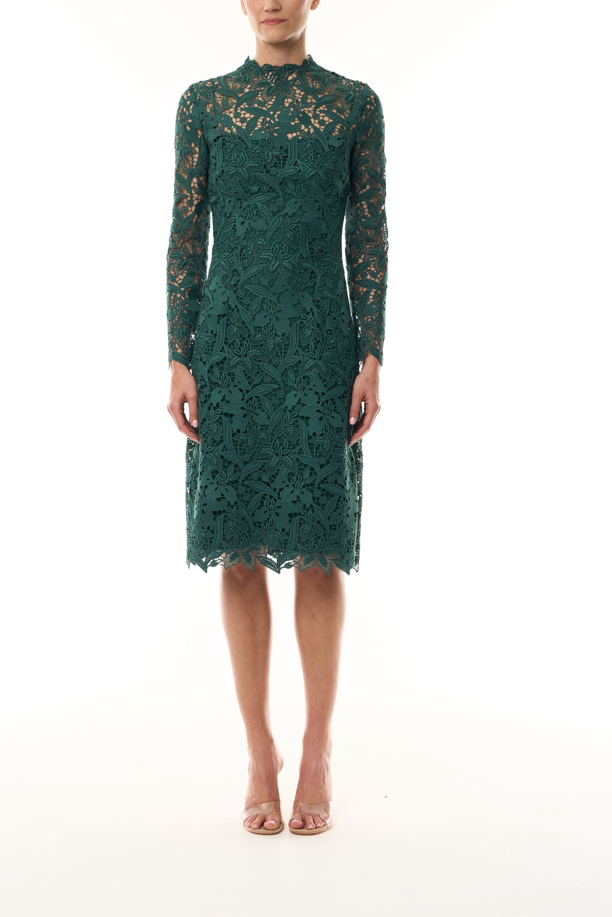Long Sleeve Lace Sheath