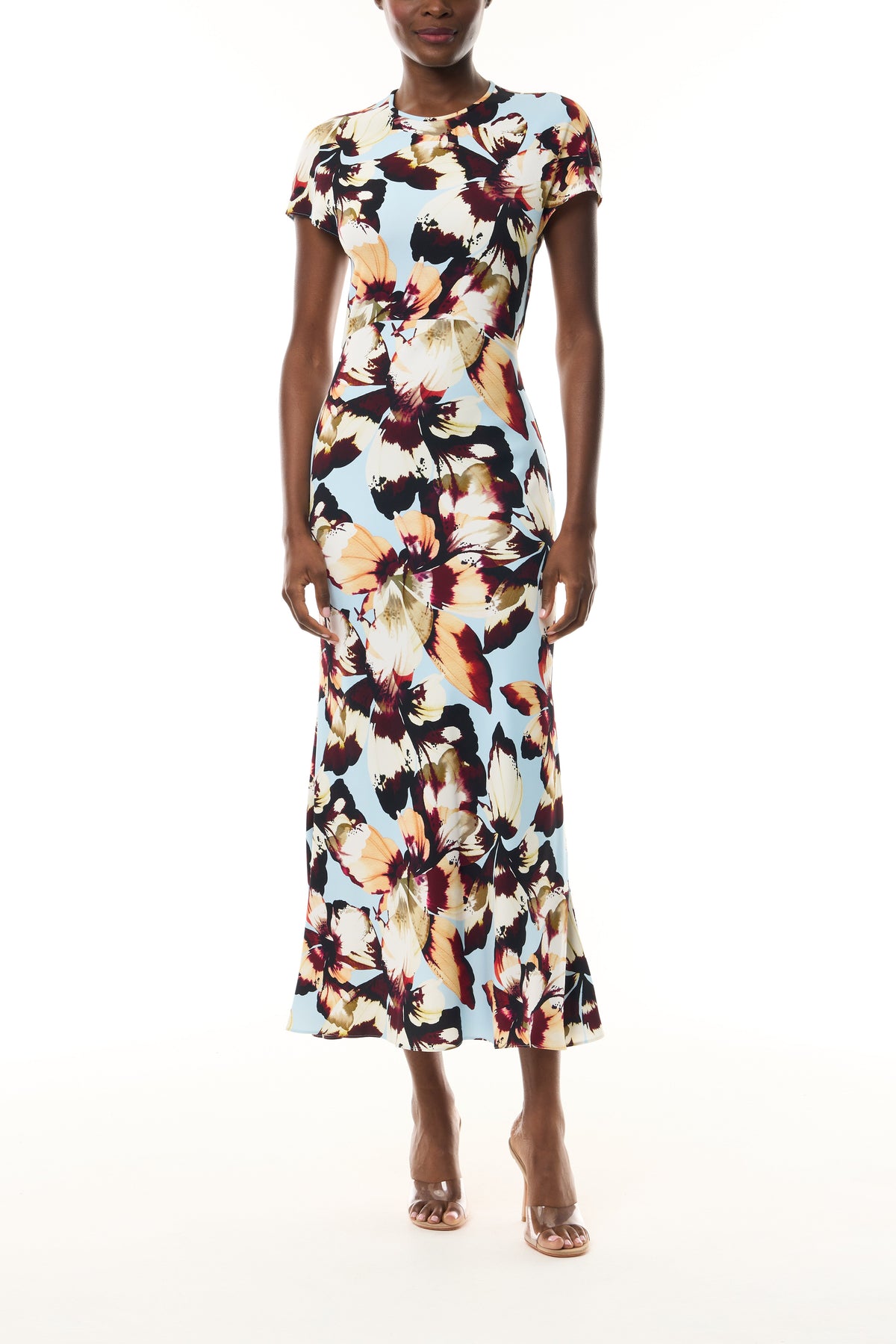 Short Sleeve Amber Lily Day Dress