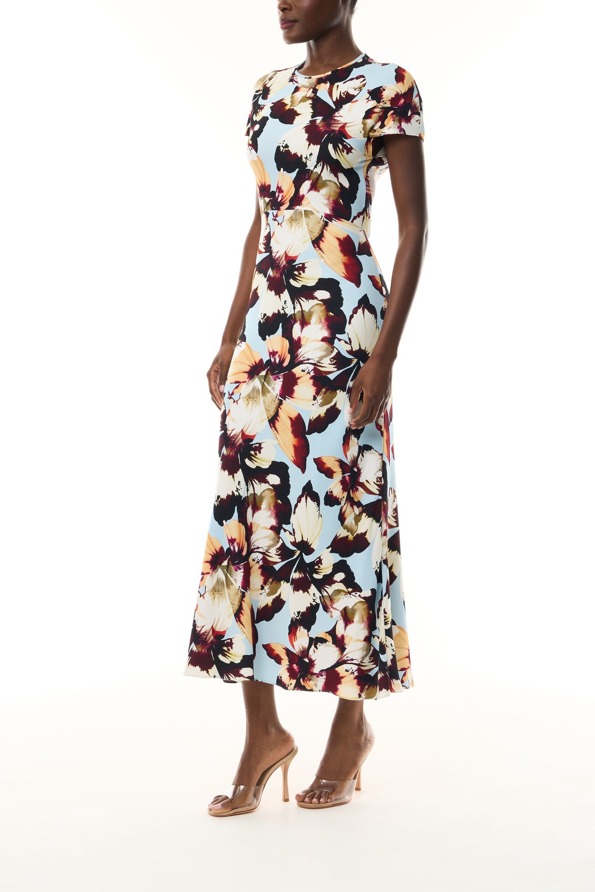 Short Sleeve Amber Lily Day Dress