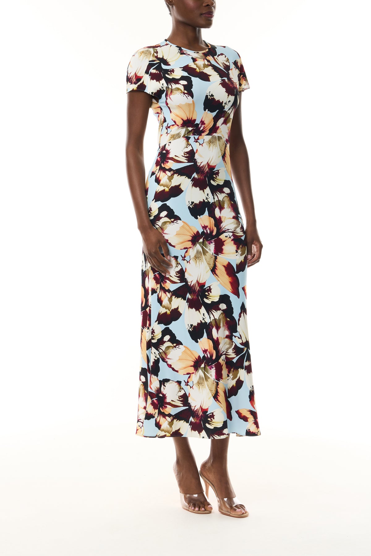 Short Sleeve Amber Lily Day Dress