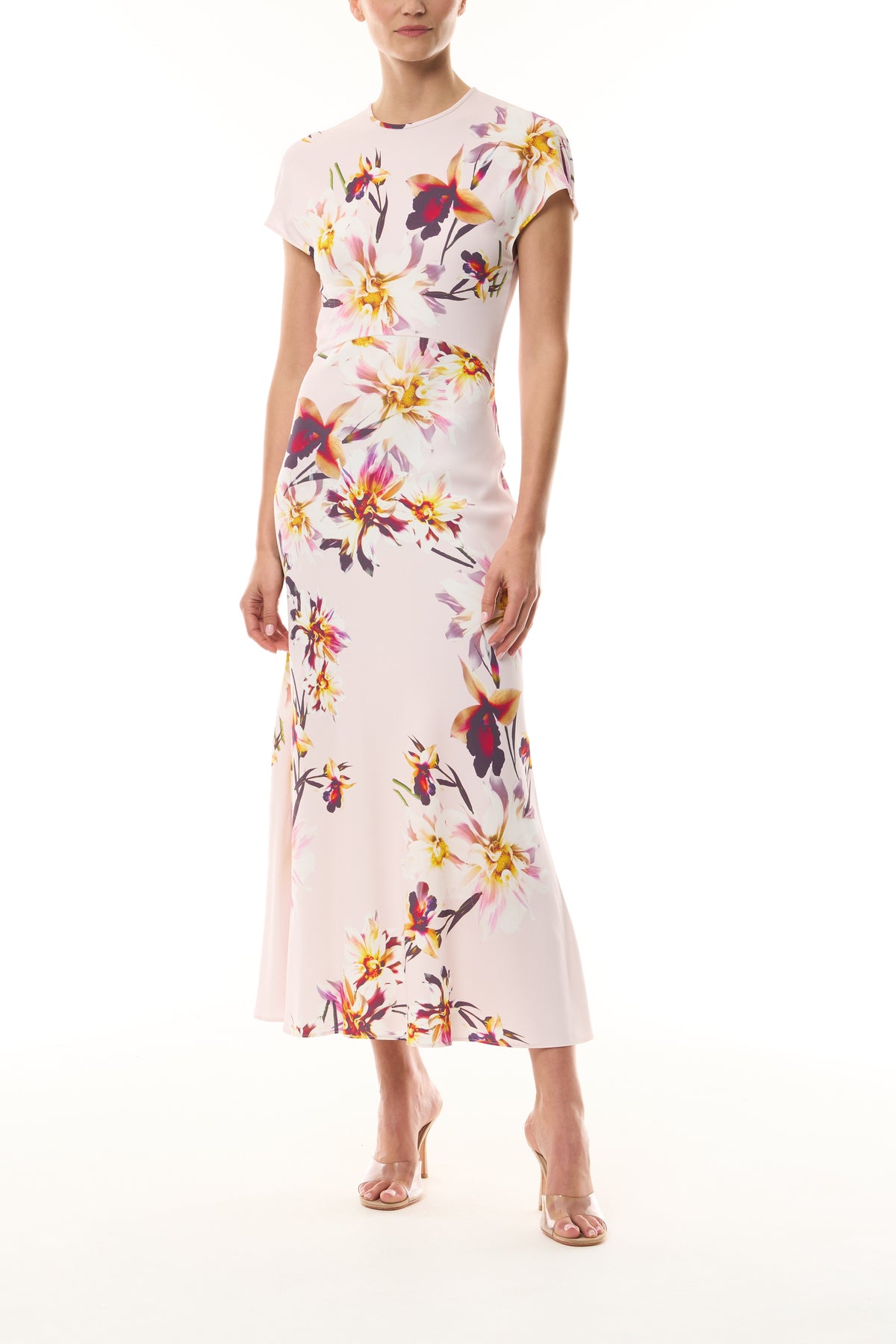 Short Sleeve Lotus Day Dress