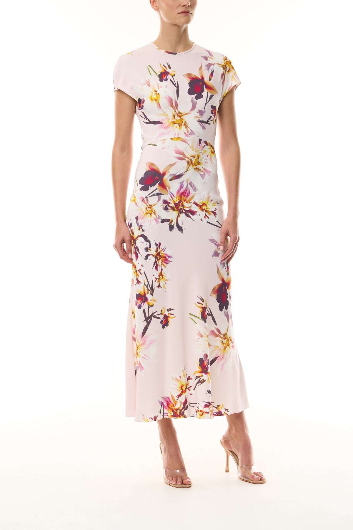 Short Sleeve Lotus Day Dress