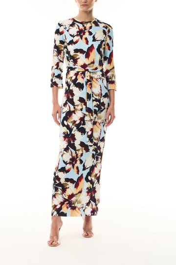 Amber Lily Crepe Sheath Dress