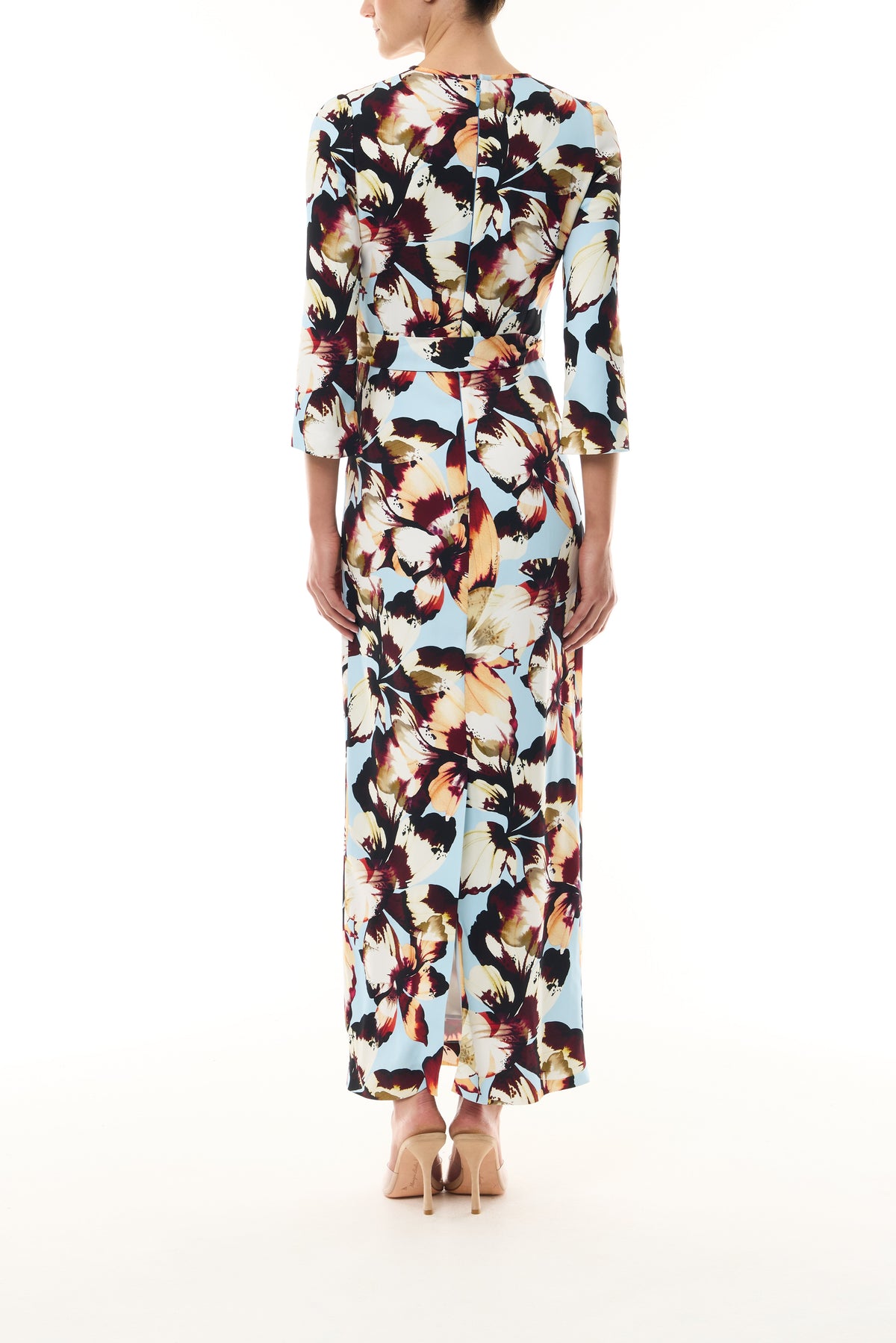 Amber Lily Crepe Sheath Dress
