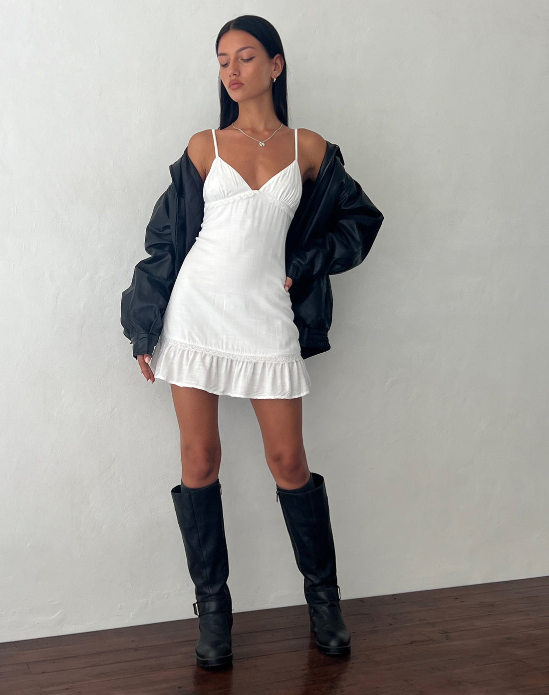 Tavita Mini Dress in White