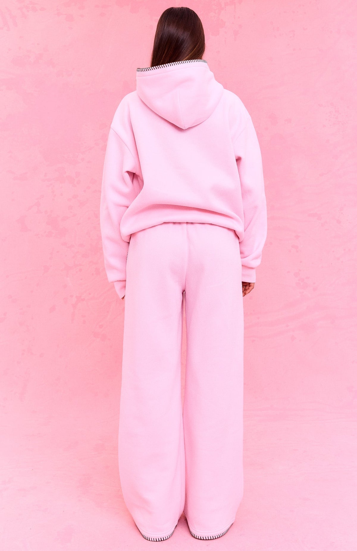 The Social Club Tanya Wide Leg Sweatpants Posy