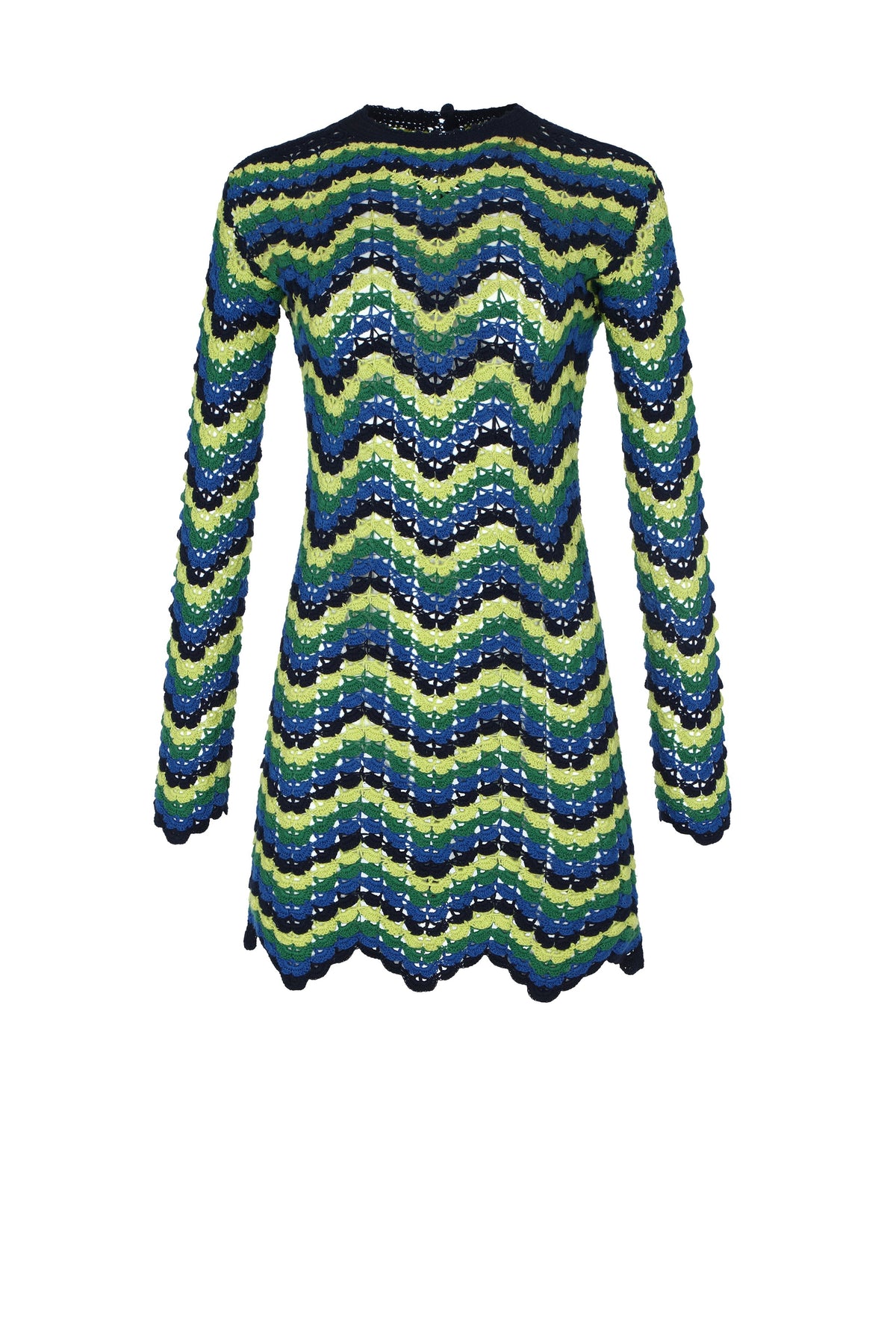 Victoria Mini Dress | Blue/Green