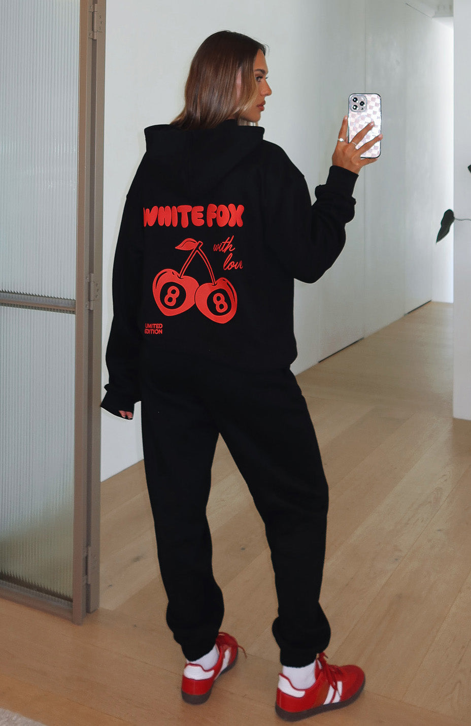 With Love In The Moment Sweatpants Black