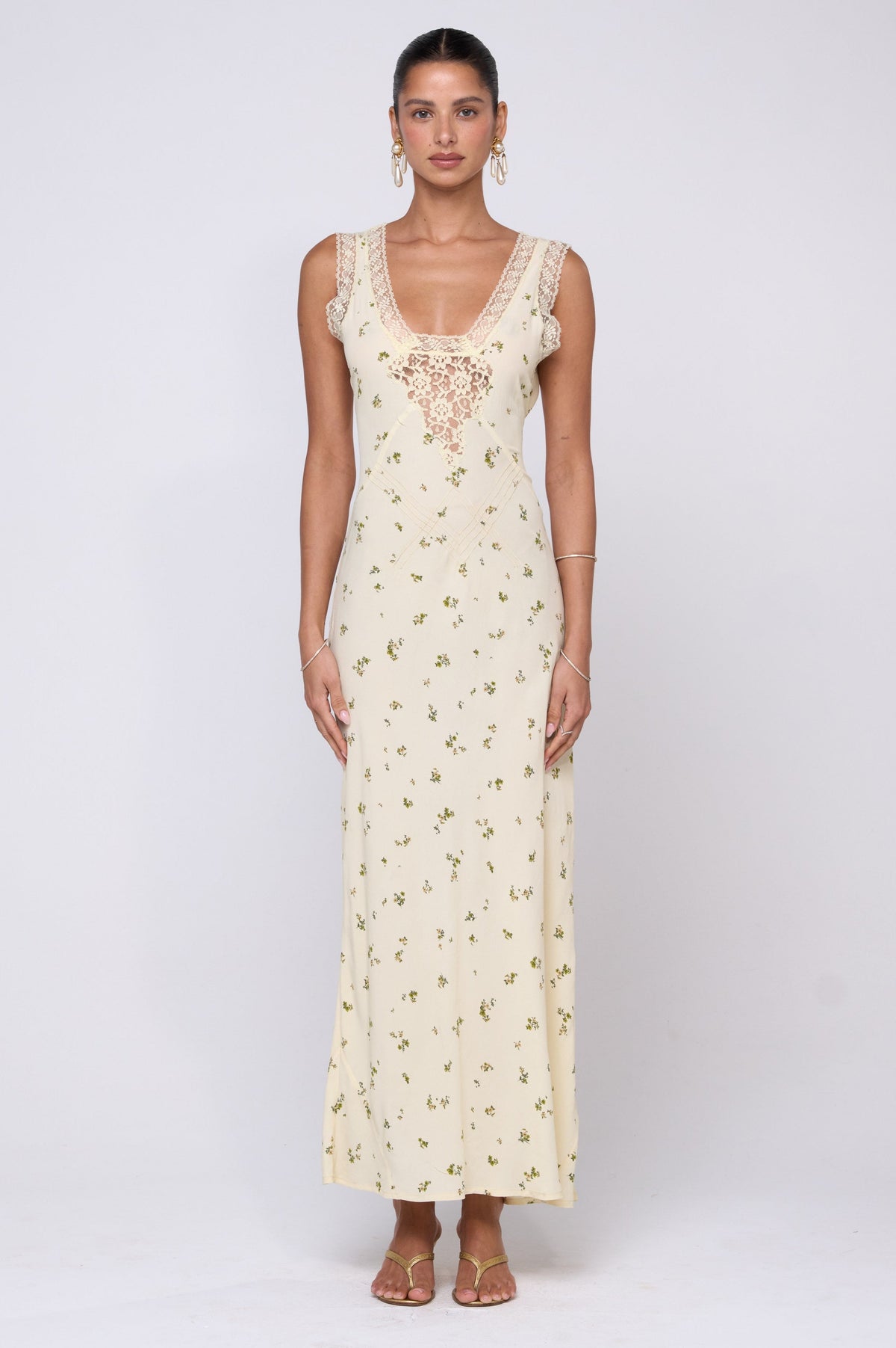 Aimee Dress in Beurre