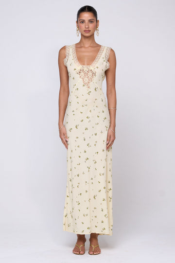 Aimee Dress in Beurre