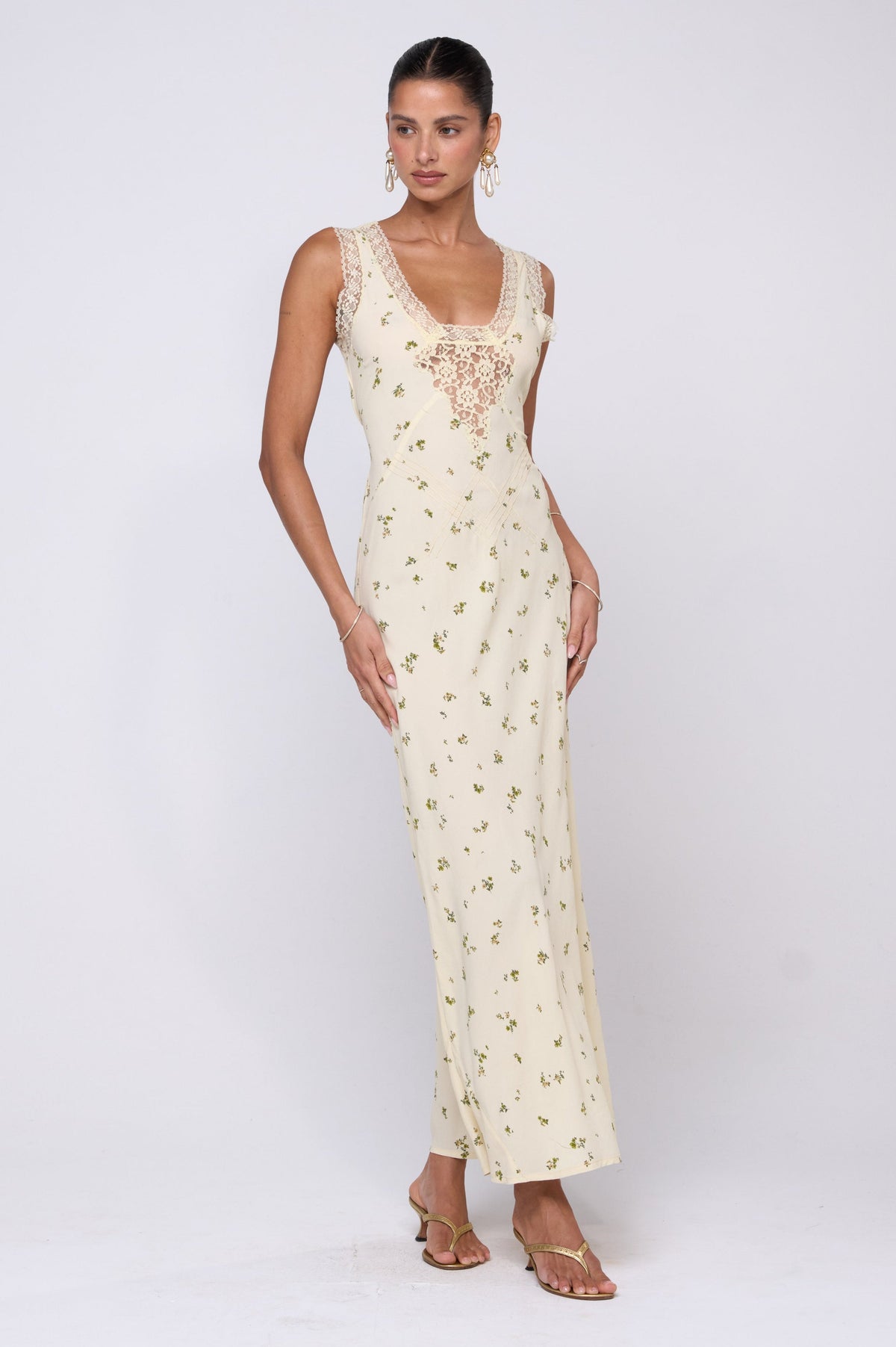 Aimee Dress in Beurre