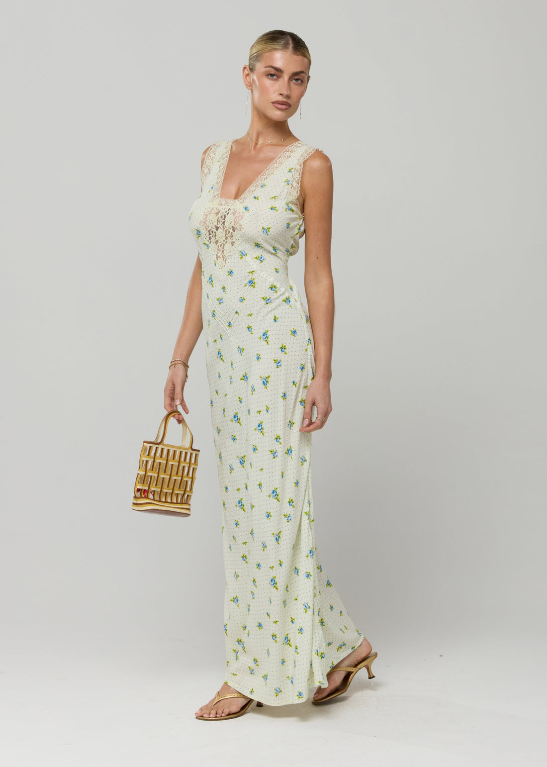 Aimee Dress in Bluebell