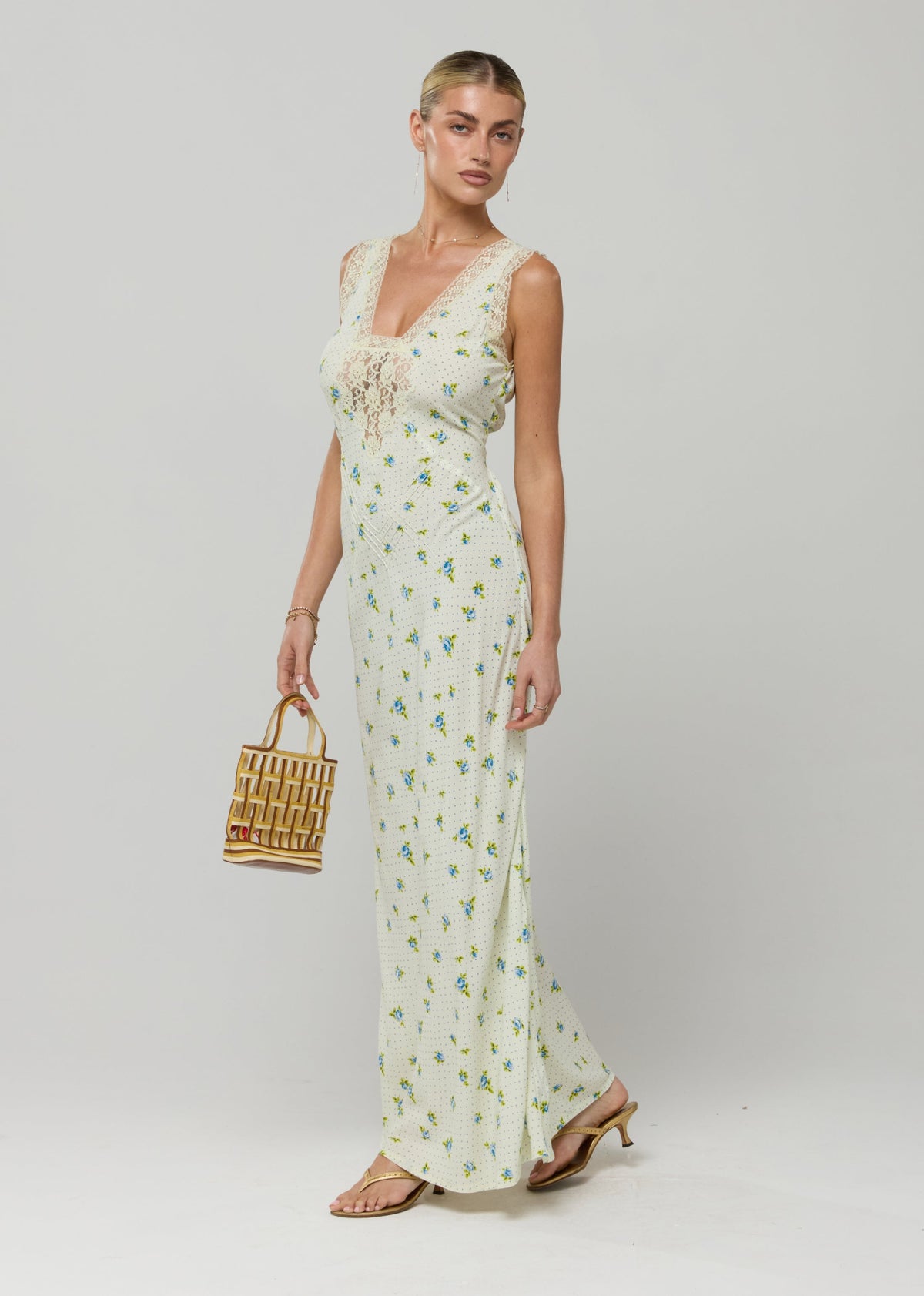 Aimee Dress in Bluebell