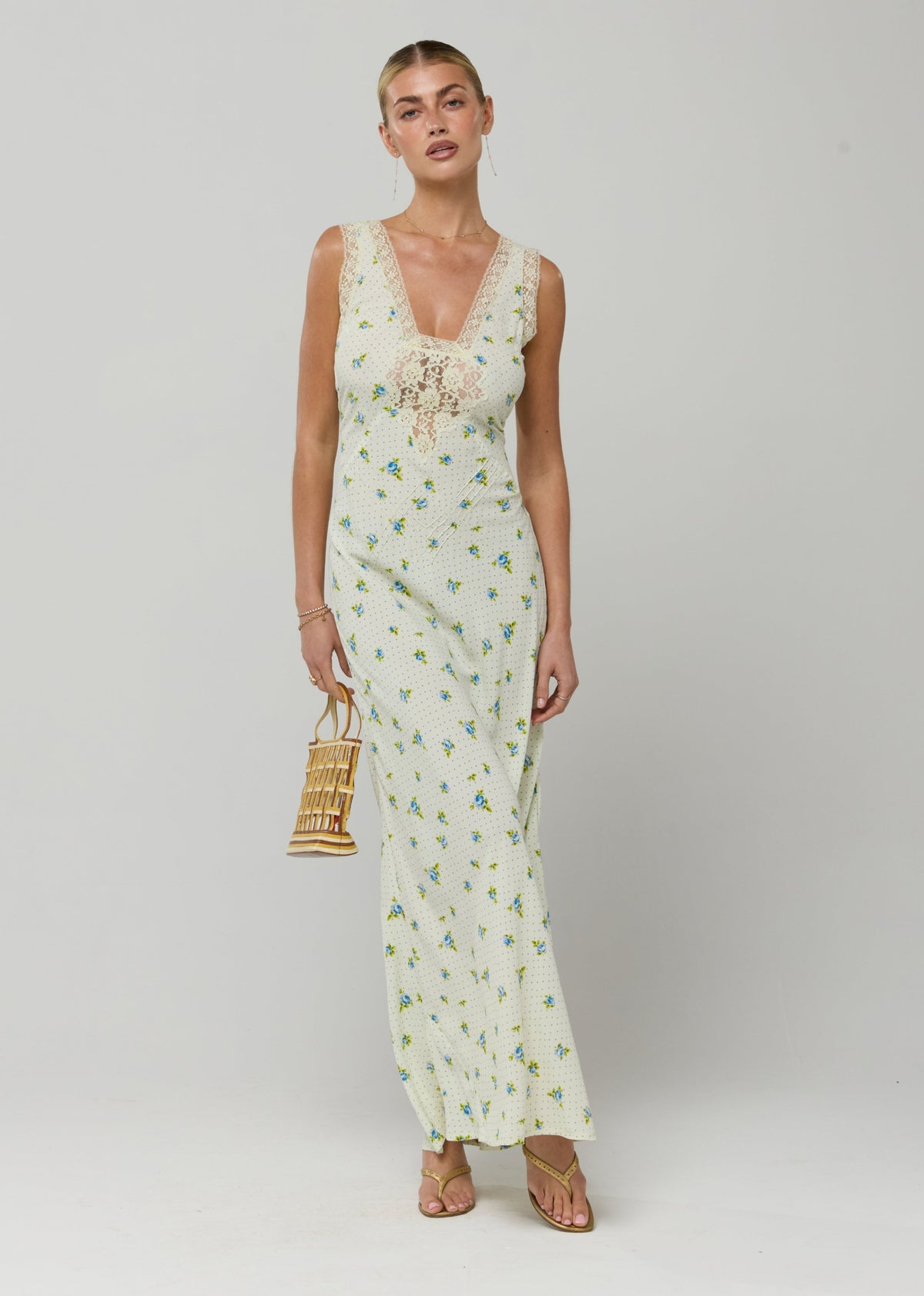 Aimee Dress in Bluebell