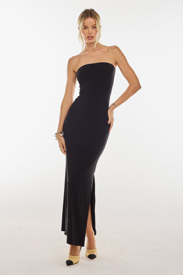 Demi Dress in Black Knit