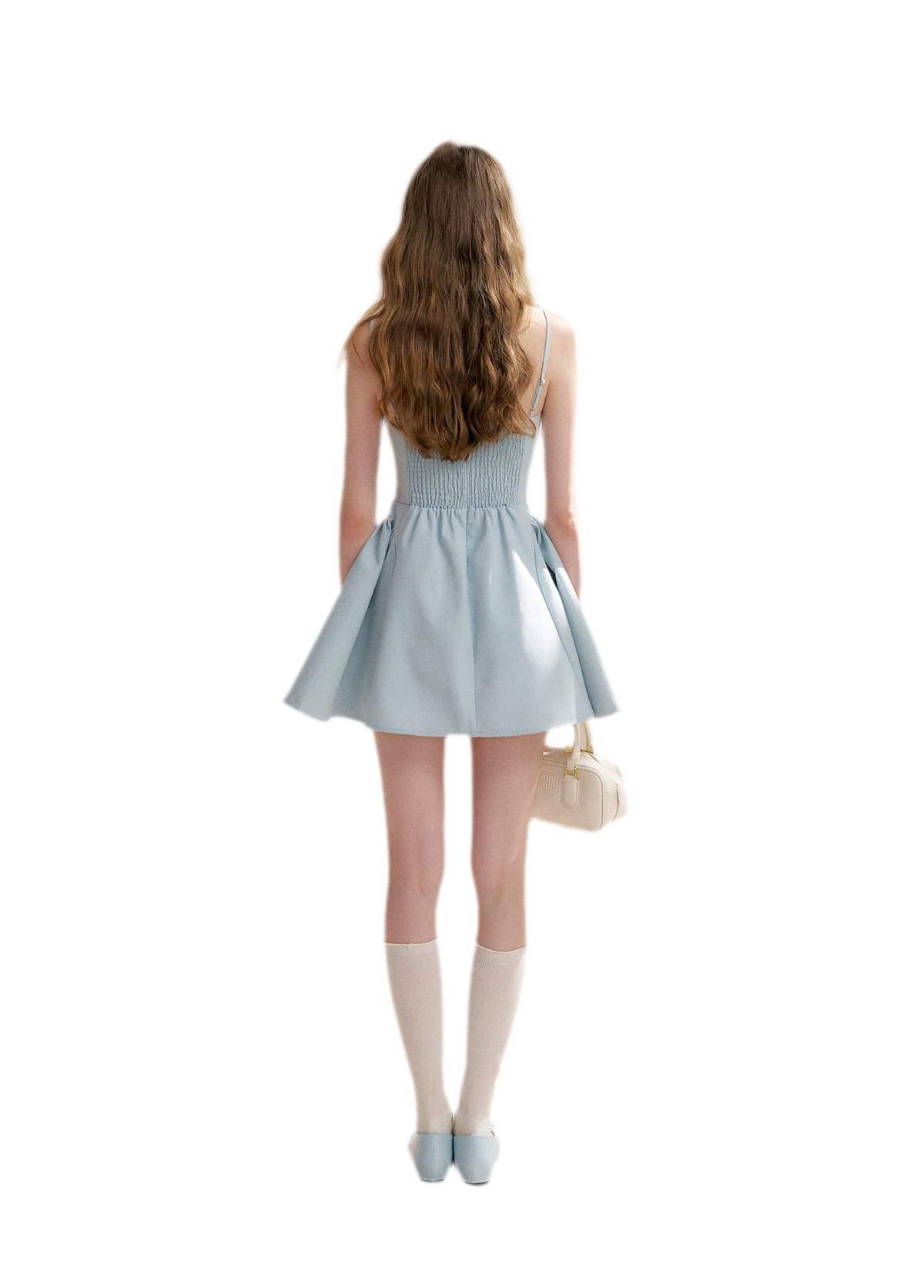 Lace-Trimmed A-Line Camisole Dress | Final Sale