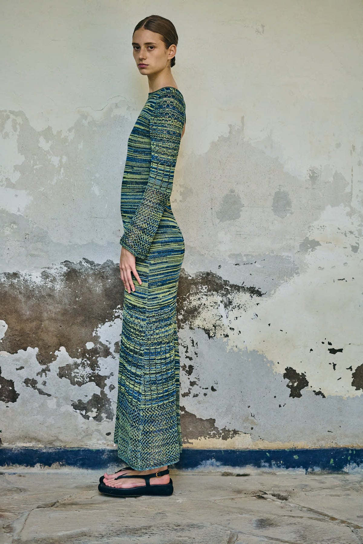 Murga Maxi Dress | Blue/Green