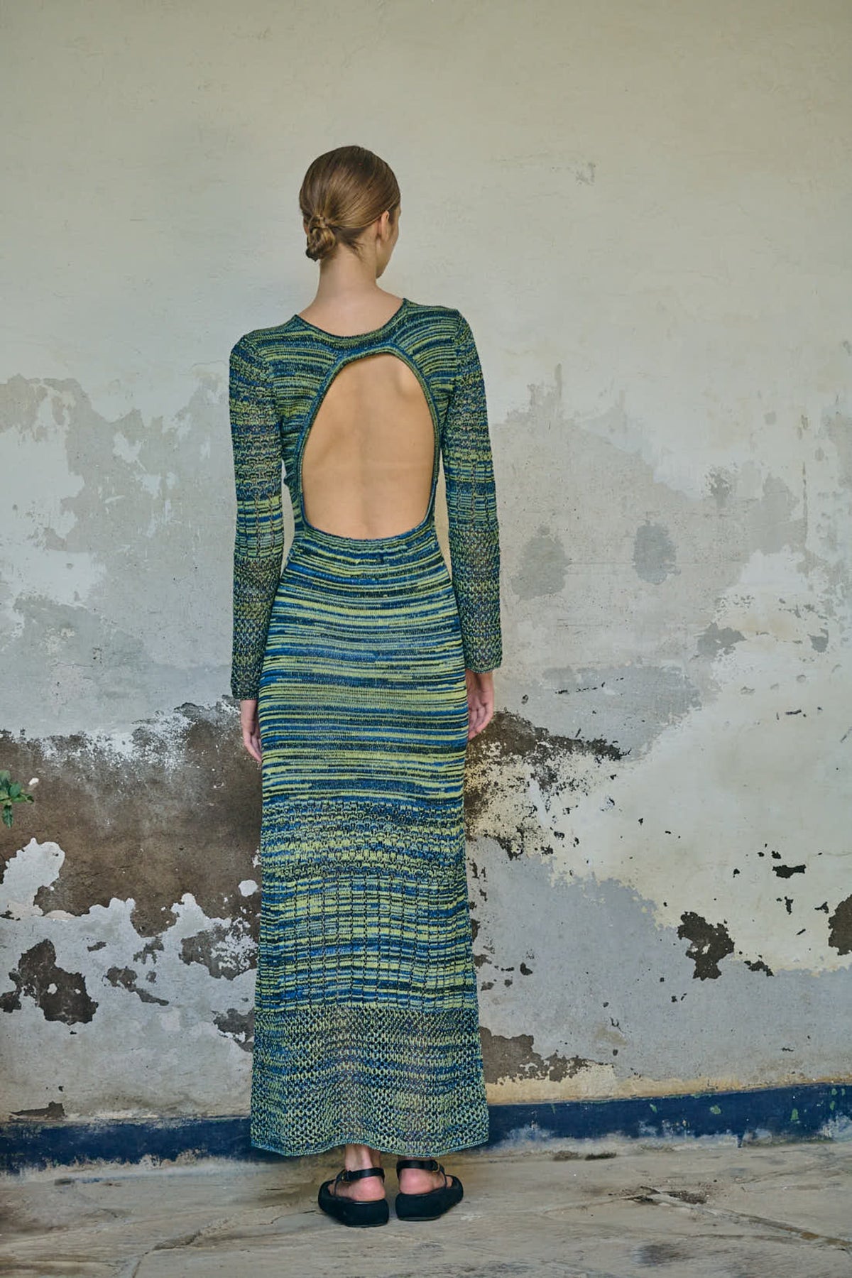 Murga Maxi Dress | Blue/Green