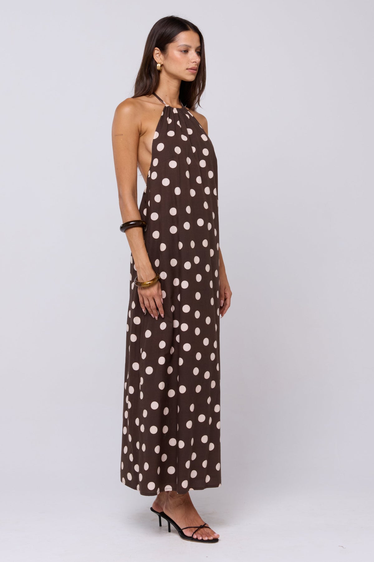Iris Halter Dress in Polo