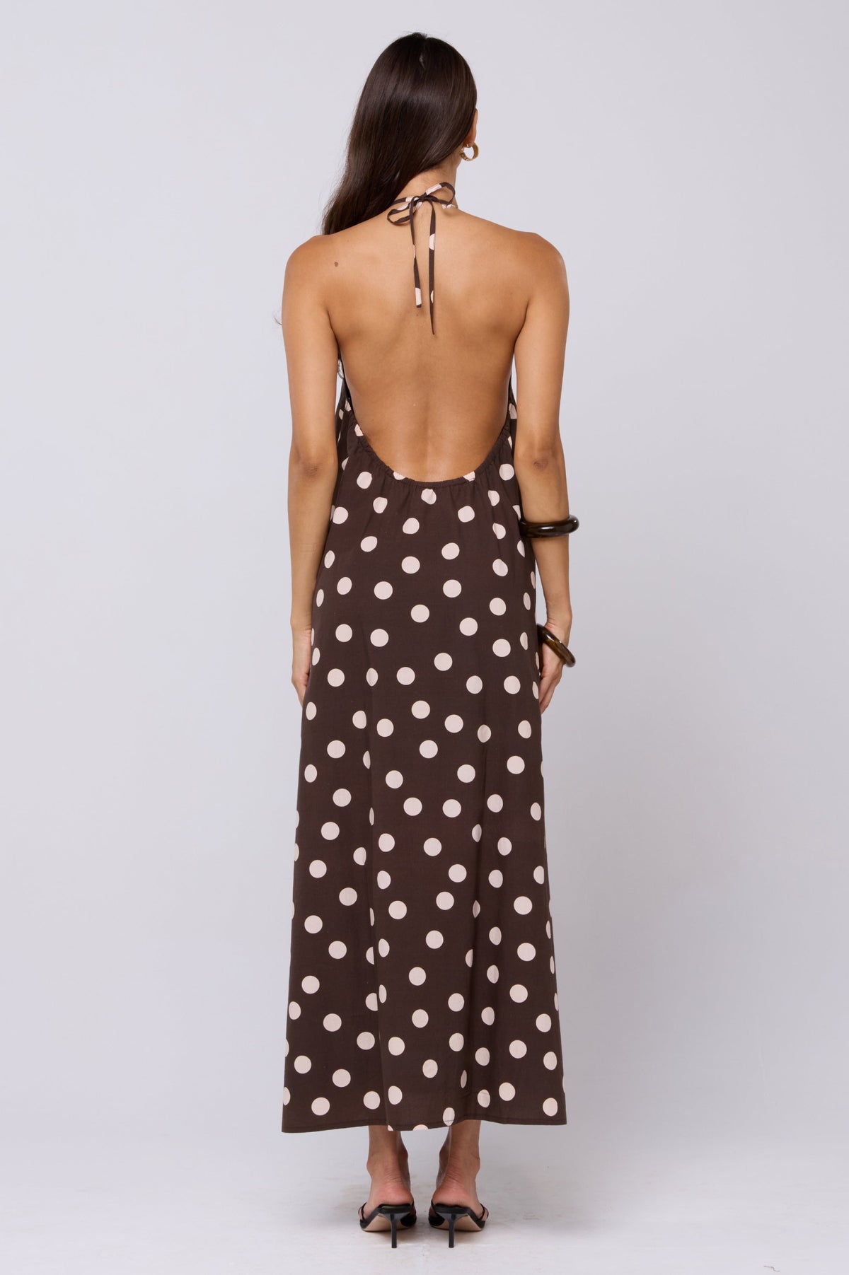 Iris Halter Dress in Polo