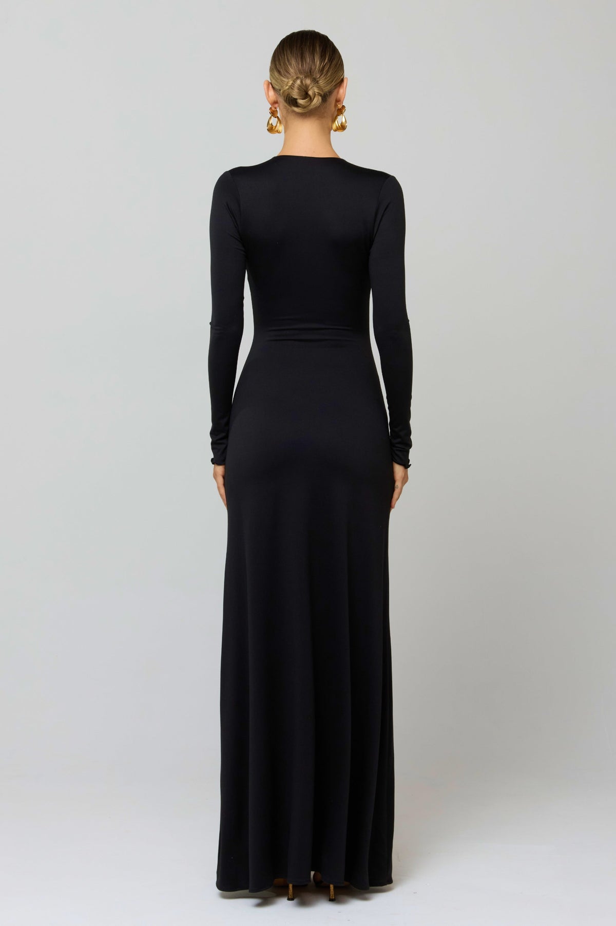 Kate Dress in Black Knit