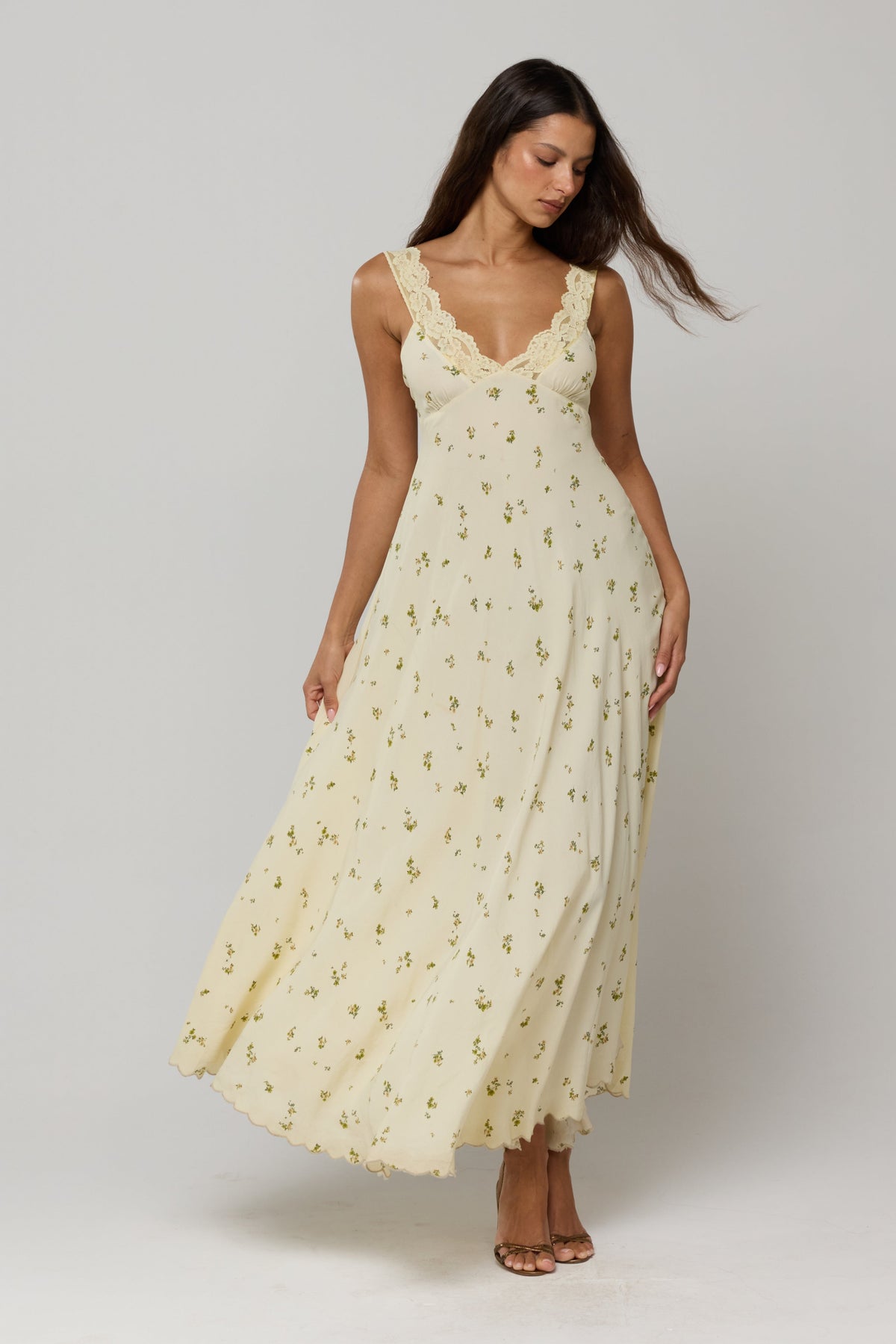 Laney Dress in Beurre