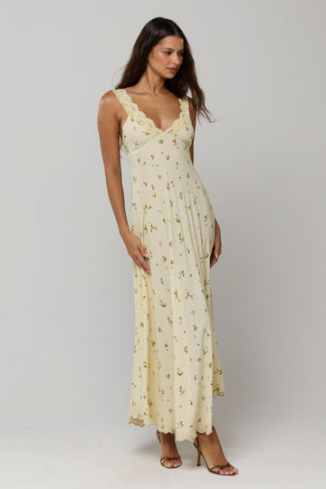 Laney Dress in Beurre