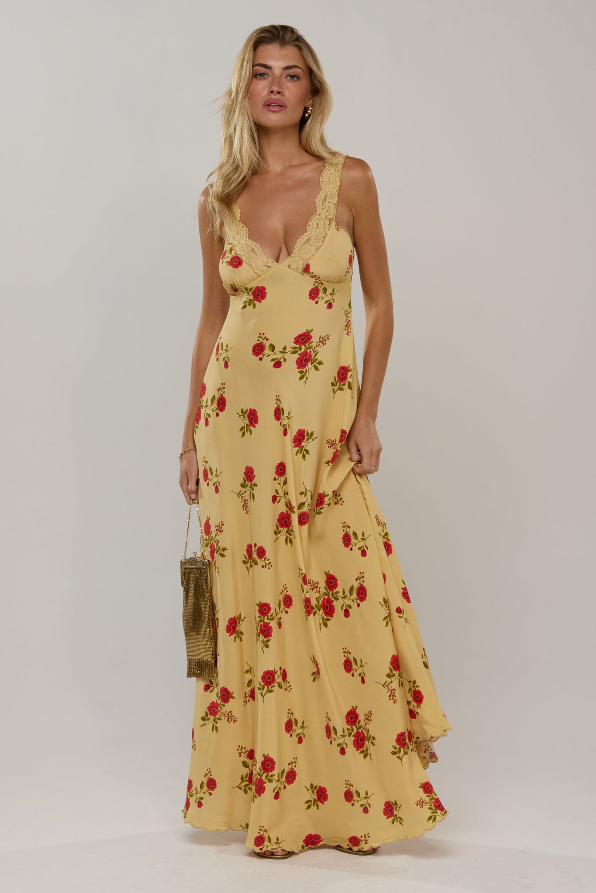 Laney Dress in Saffron