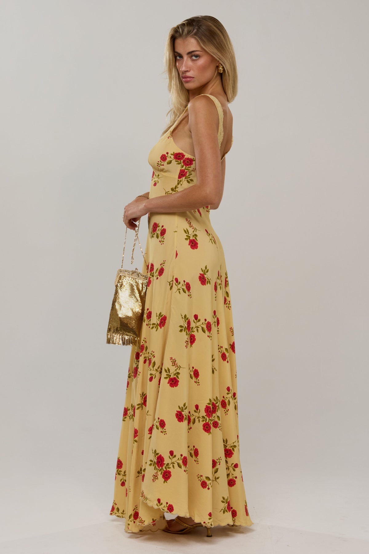 Laney Dress in Saffron