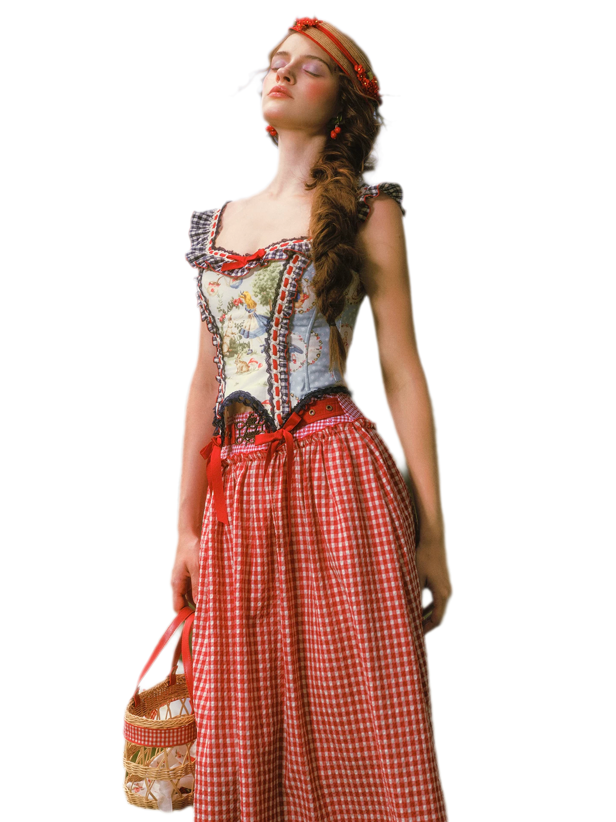 Printed Ruffle Tiered Dress