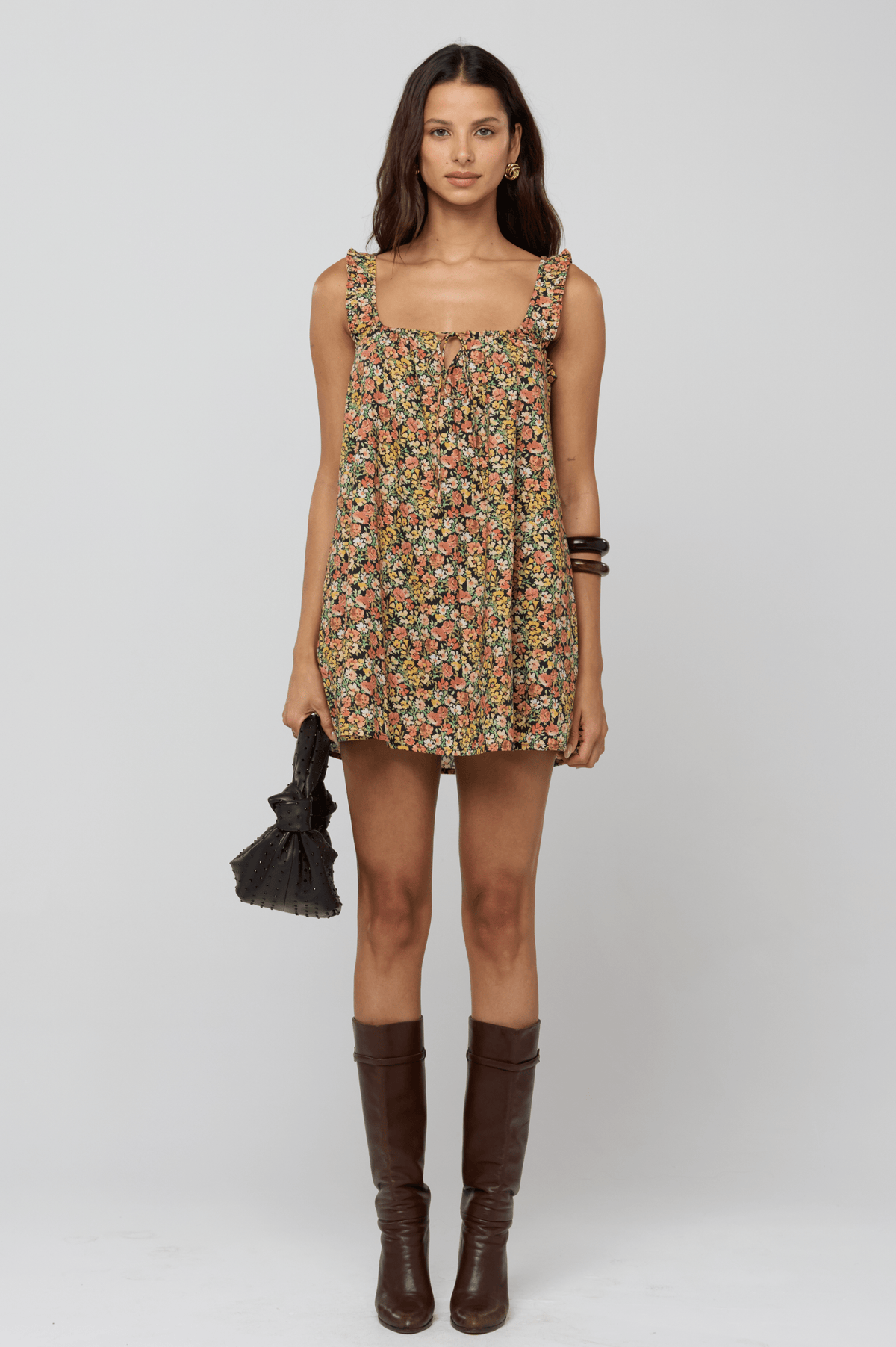 Mini Moo Dress in Fig