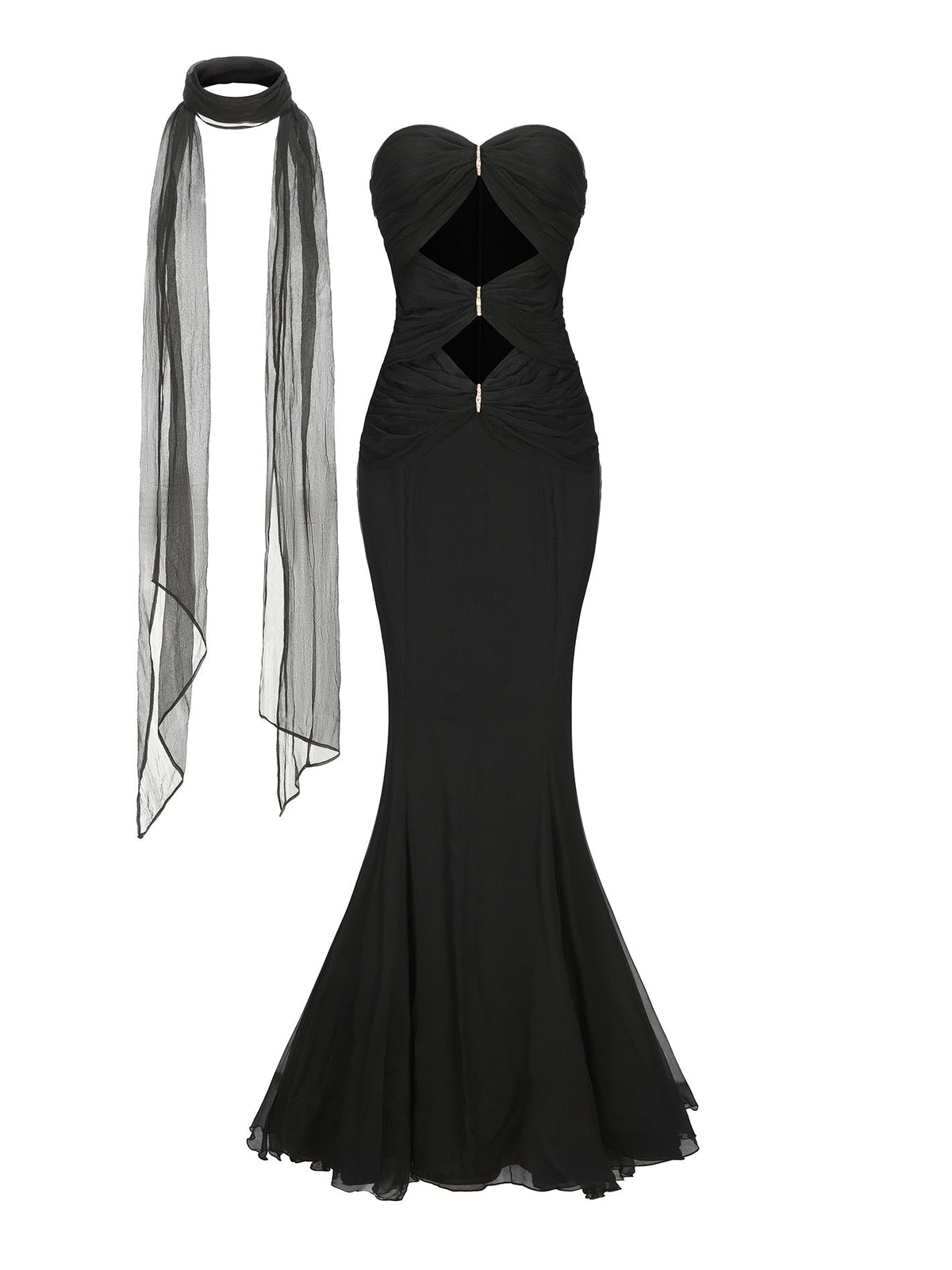 Cassandra Dress (Black) (Final Sale)